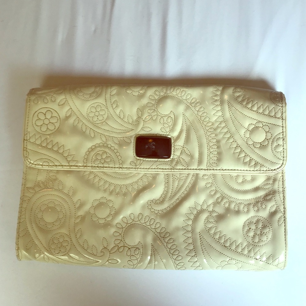 Vintage Kate Space Patent Leather Clutch